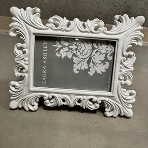 Two White High Gloss Lacquer Picture frames by Laura Ashley